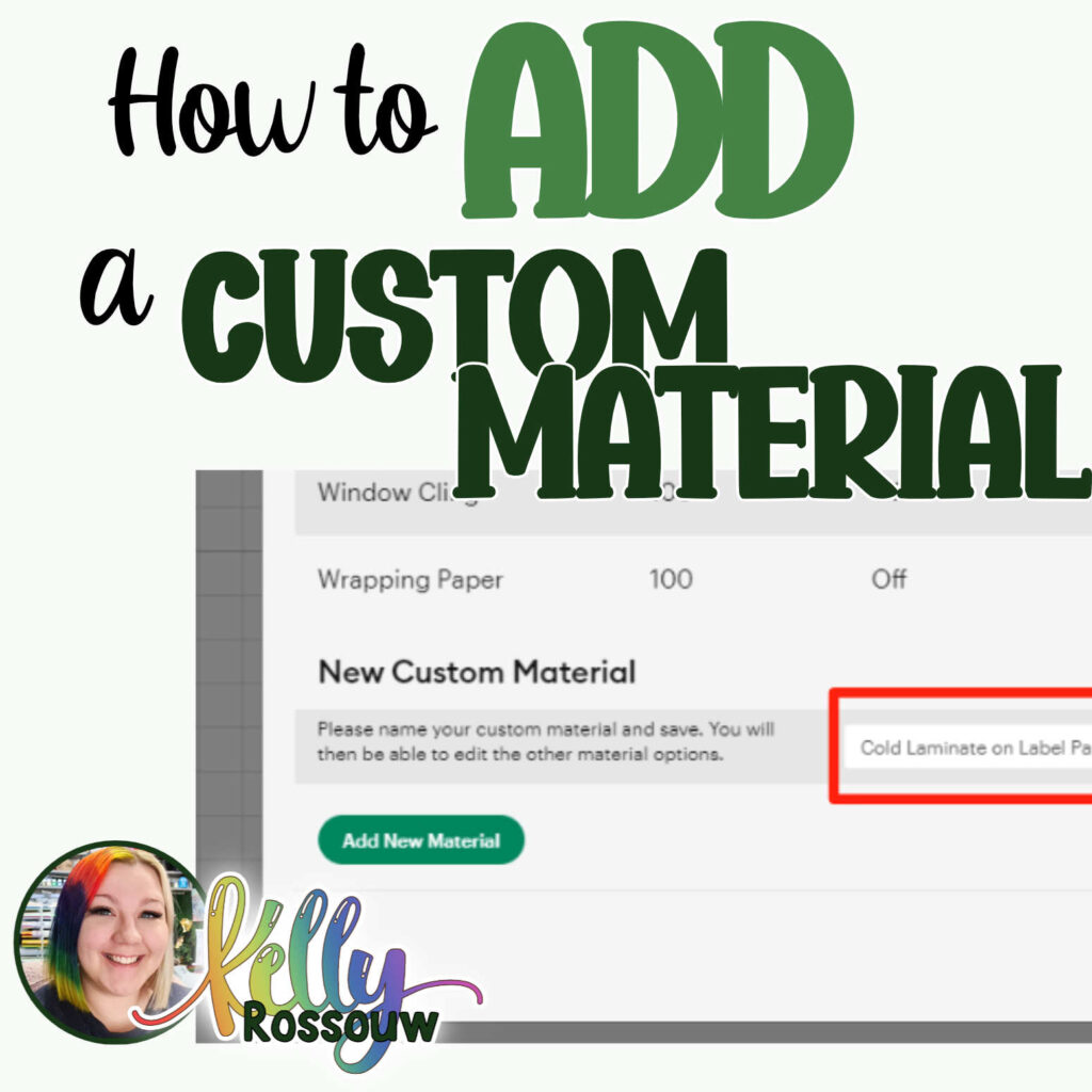 Add Custom material in Cricut Design Space