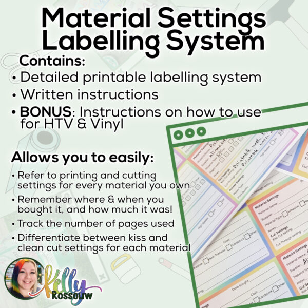 Printable Materials Organisation System - Image 4