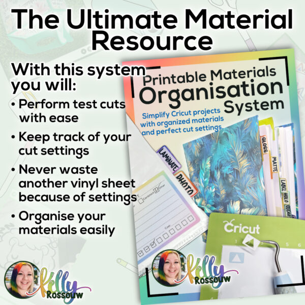 Printable Materials Organisation System